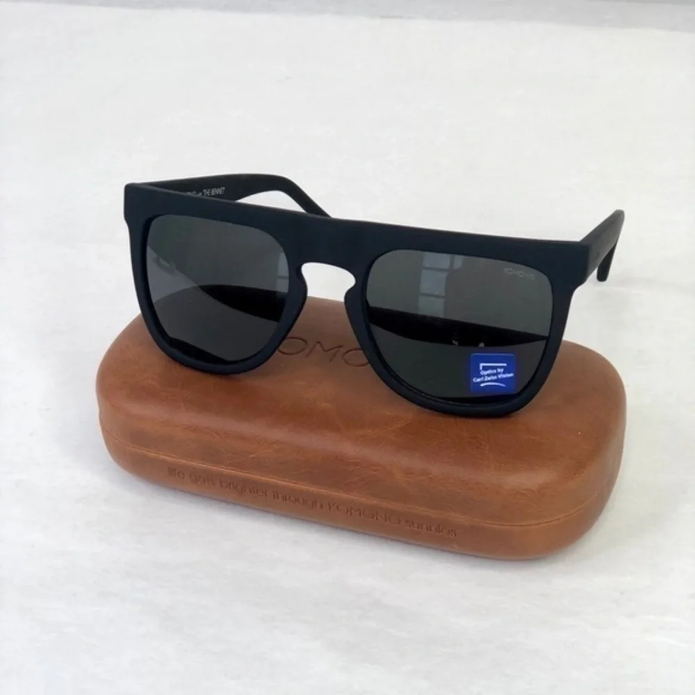 KOMONO Bennet Black Rubber Sunglasses NEW